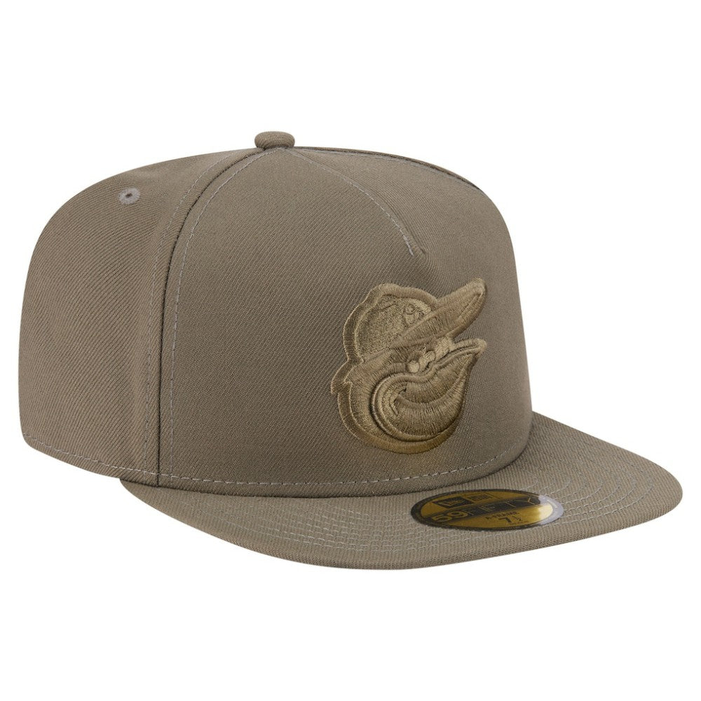 Baltimore Orioles New Era Color Pack A-Frame 59FIFTY Fitted Hat Lifestyle