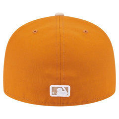 Atlanta Braves New Era Two-Tone Color Pack A-Frame 59FIFTY Fitted Hat Lifestyle
