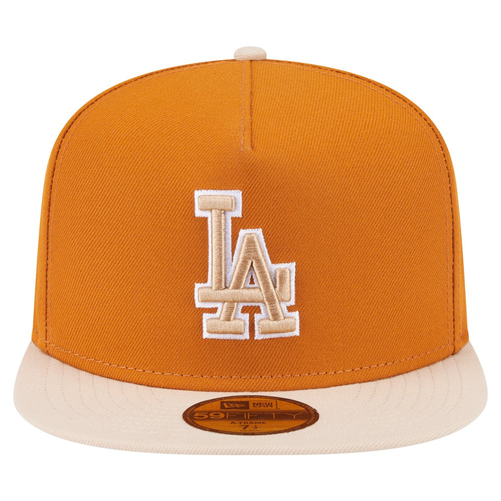 Los Angeles Dodgers New Era Two-Tone Color Pack A-Frame 59FIFTY Fitted Hat Clearance