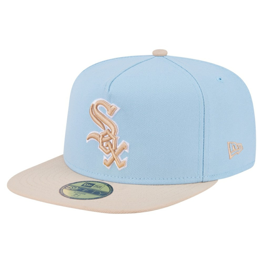 Chicago White Sox New Era Two-Tone Color Pack A-Frame 59FIFTY Fitted Hat On Sale
