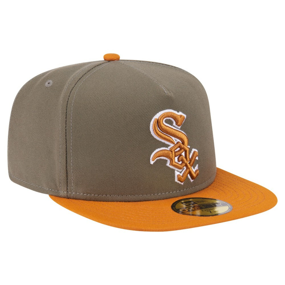 Chicago White Sox New Era Two-Tone Color Pack A-Frame 59FIFTY Fitted Hat Lifestyle