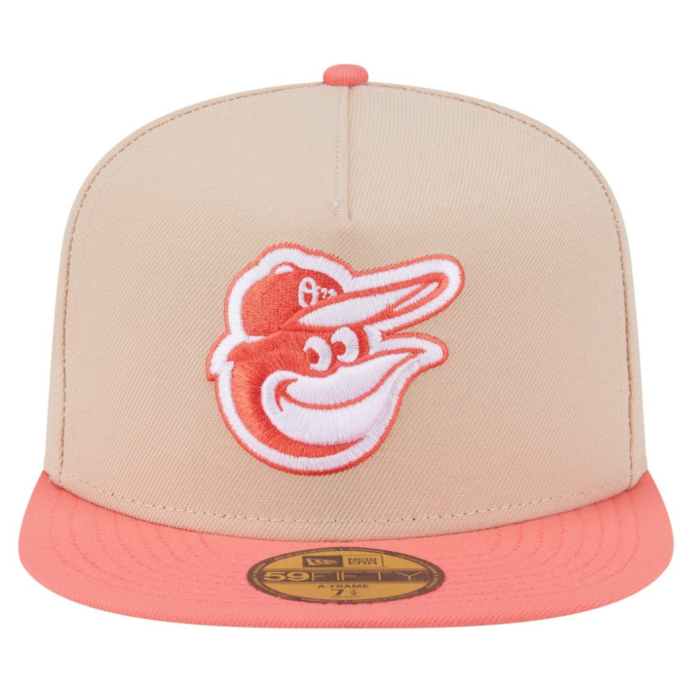 Baltimore Orioles New Era Two-Tone Color Pack A-Frame 59FIFTY Fitted Hat Sale