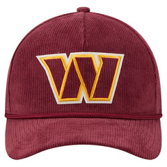 Washington Commanders New Era Cord Corduroy 9FORTY A-Frame Adjustable Hat Burgundy - NFL