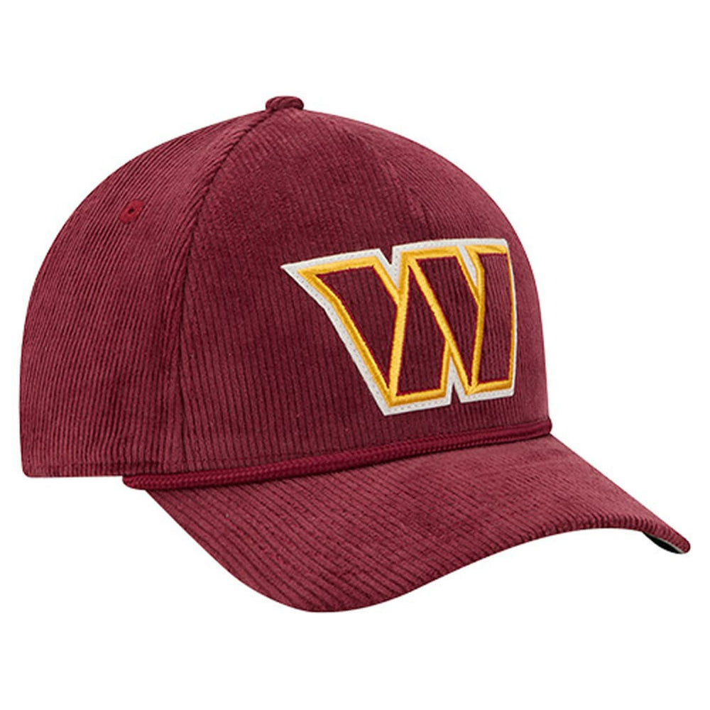 Washington Commanders New Era Cord Corduroy 9FORTY A-Frame Adjustable Hat Burgundy - NFL