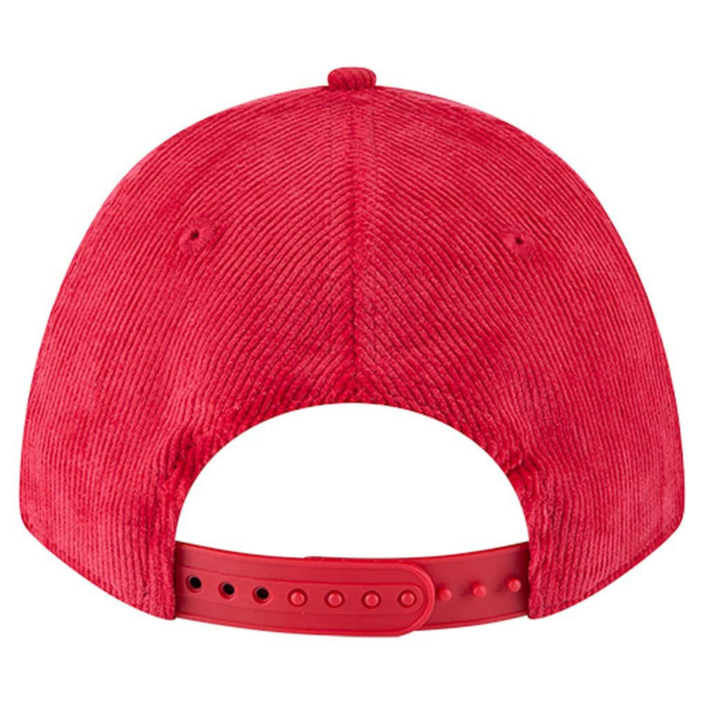 Kansas City Chiefs New Era Cord Corduroy 9FORTY A-Frame Adjustable Hat Red - NFL