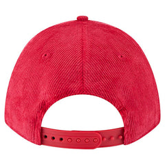 Kansas City Chiefs New Era Cord Corduroy 9FORTY A-Frame Adjustable Hat Red - NFL