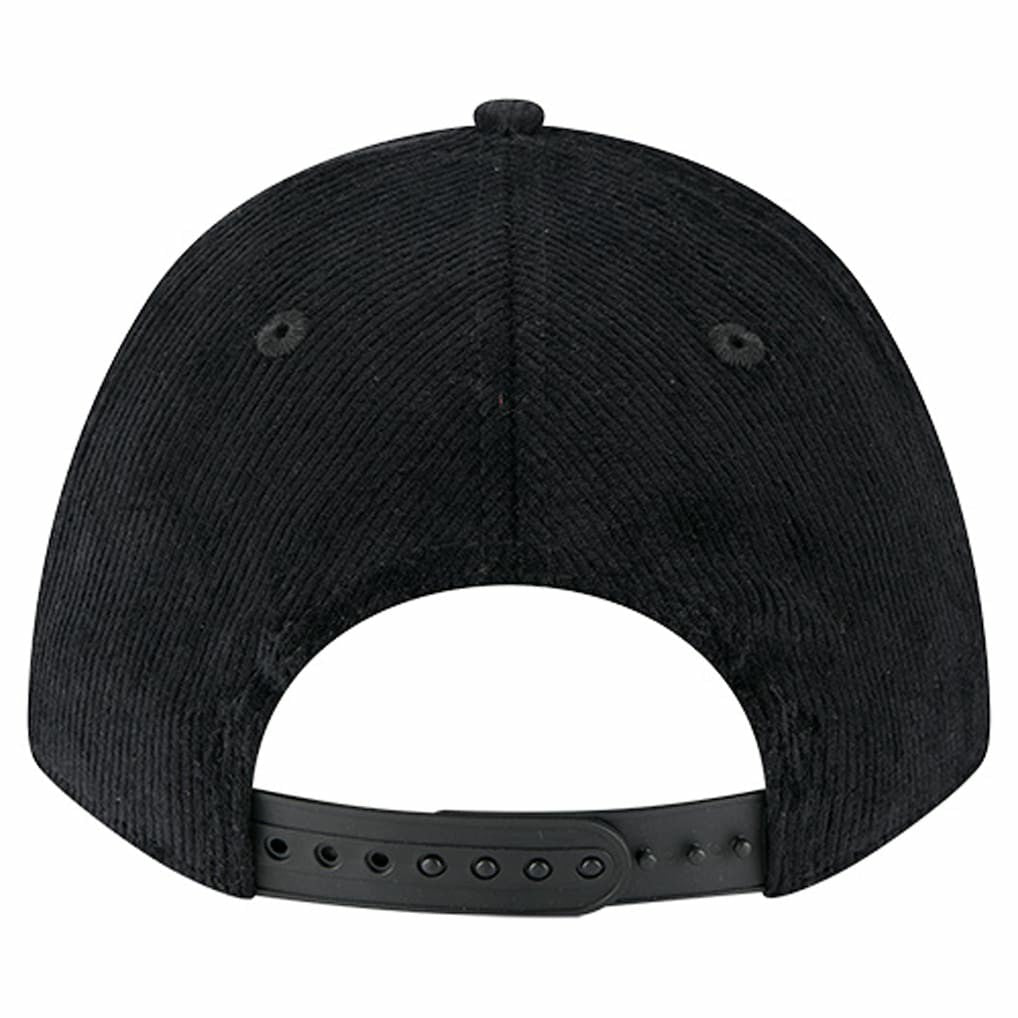 Las Vegas Raiders New Era Cord Corduroy 9FORTY A-Frame Adjustable Hat Black - NFL