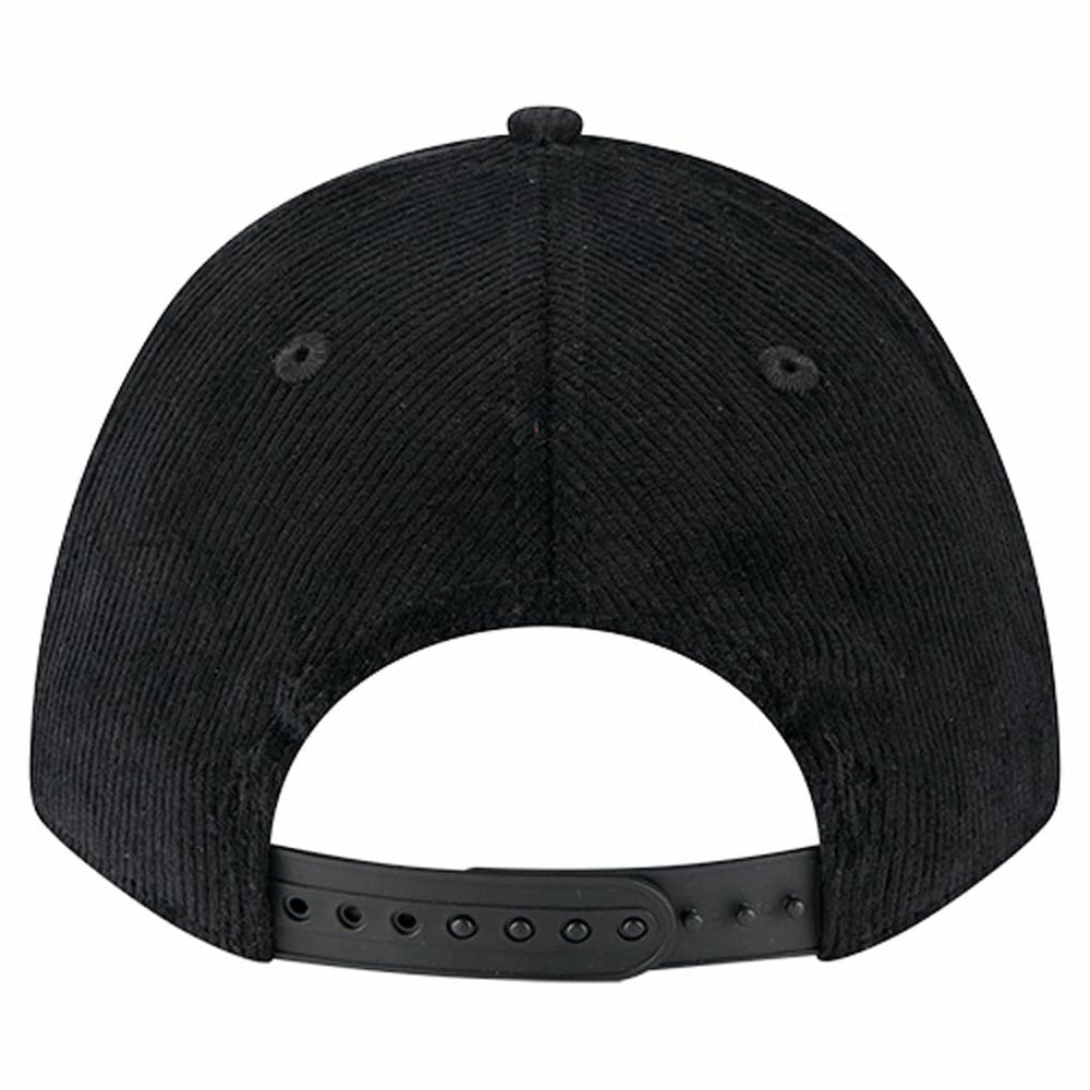 Las Vegas Raiders New Era Cord Corduroy 9FORTY A-Frame Adjustable Hat Black - NFL