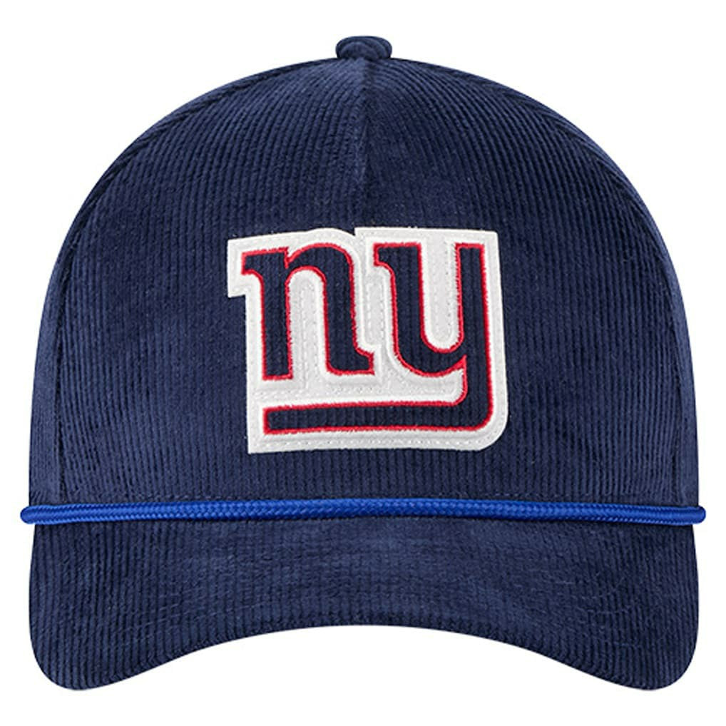 New York Giants New Era Cord Corduroy 9FORTY A-Frame Adjustable Hat Royal - NFL