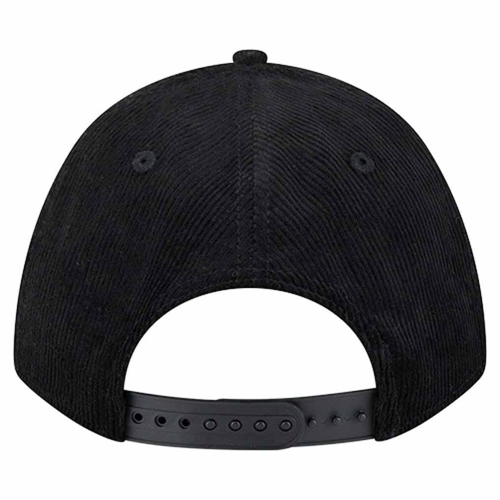 Pittsburgh Steelers New Era Cord Corduroy 9FORTY A-Frame Adjustable Hat Black - NFL