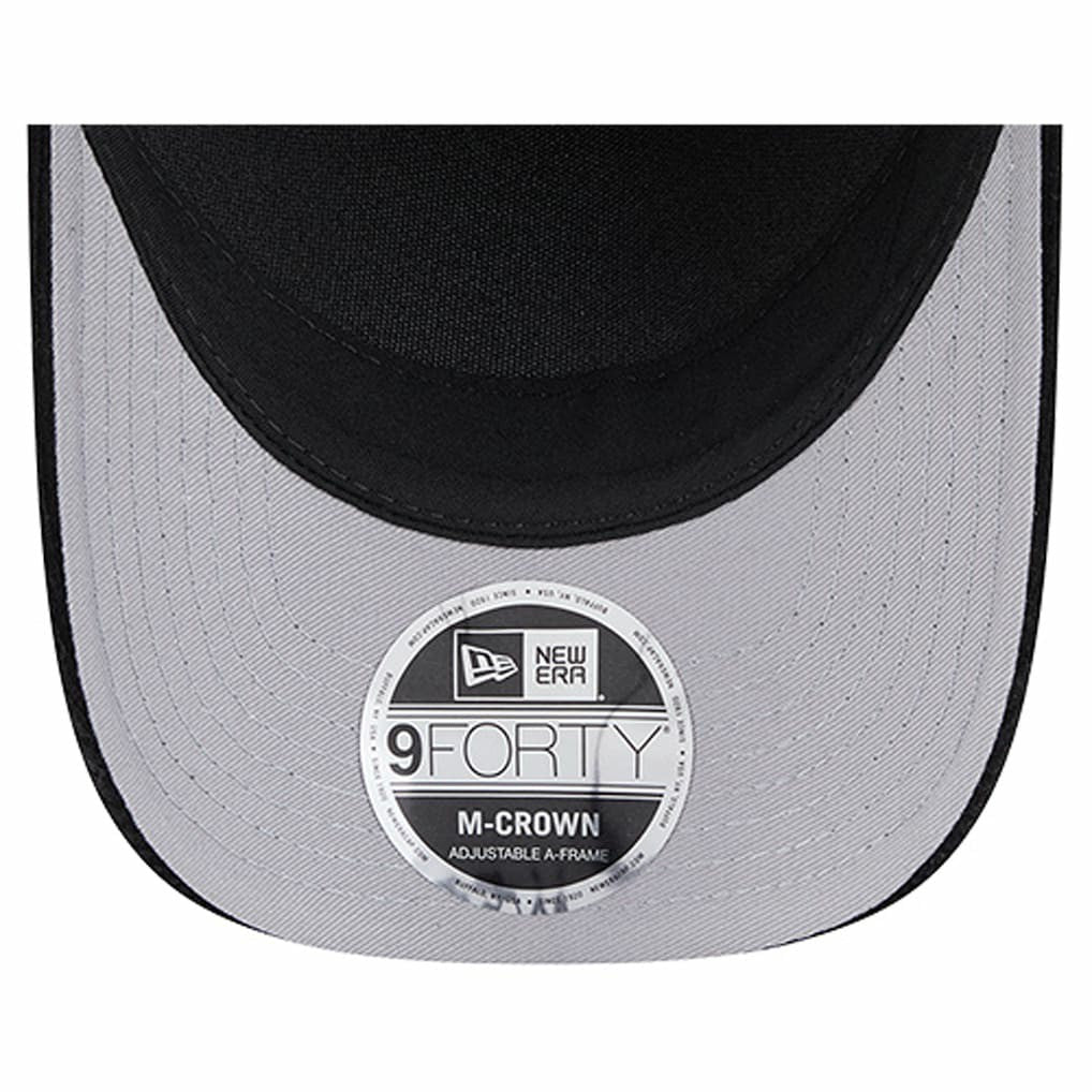 Pittsburgh Steelers New Era Cord Corduroy 9FORTY A-Frame Adjustable Hat Black - NFL