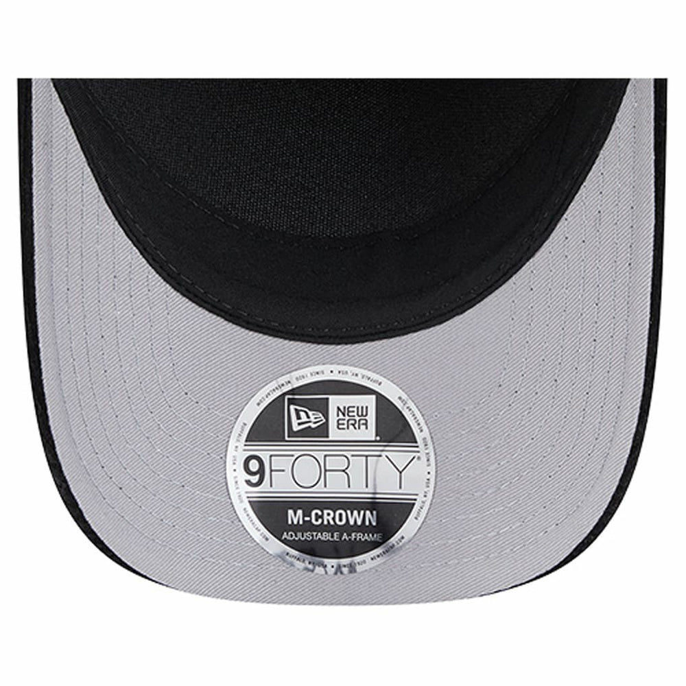 Pittsburgh Steelers New Era Cord Corduroy 9FORTY A-Frame Adjustable Hat Black - NFL
