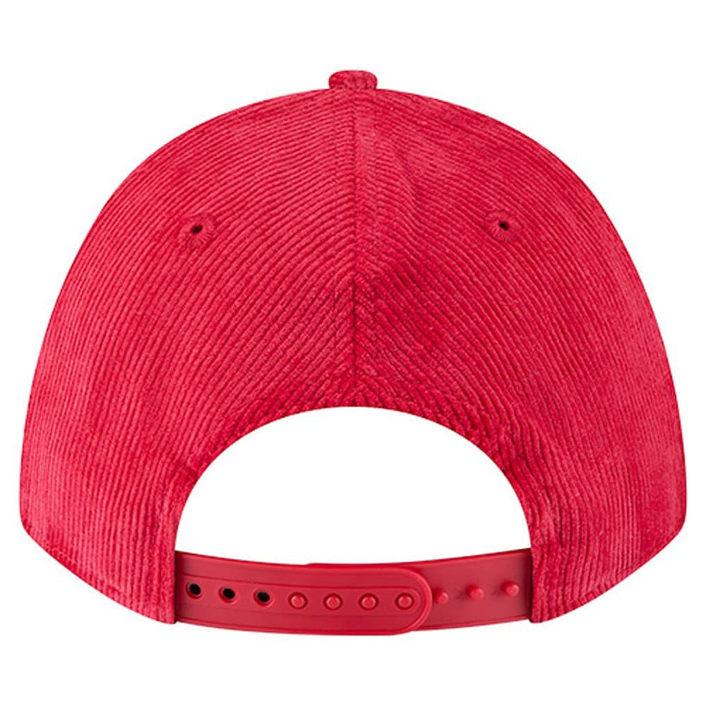 San Francisco 49ers New Era Cord Corduroy 9FORTY A-Frame Adjustable Hat Scarlet - NFL