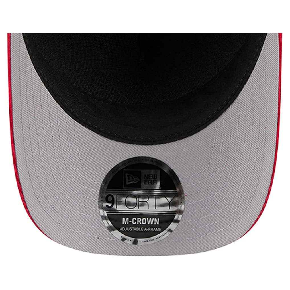 San Francisco 49ers New Era Cord Corduroy 9FORTY A-Frame Adjustable Hat Scarlet - NFL