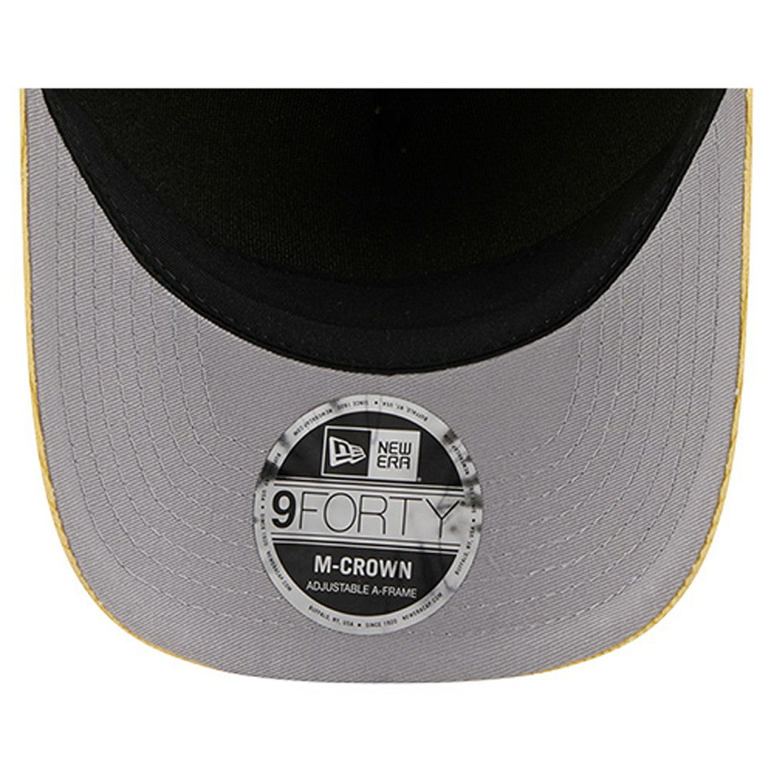 Green Bay Packers New Era Cord Corduroy 9FORTY A-Frame Adjustable Hat Gold - NFL