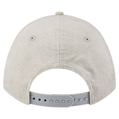 Detroit Lions New Era Cord Corduroy 9FORTY A-Frame Adjustable Hat Silver - NFL