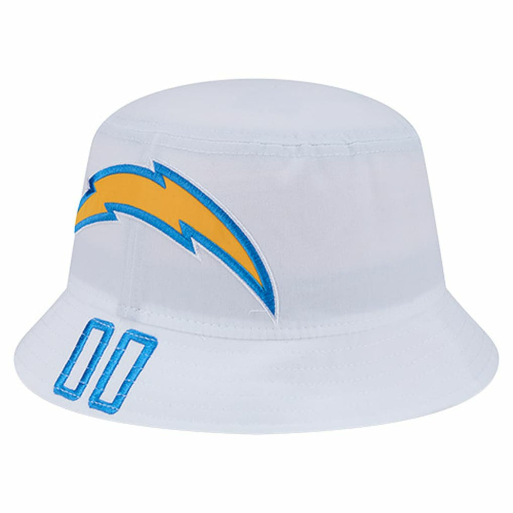 Los Angeles Chargers New Era Helmet Bucket Hat White - NFL