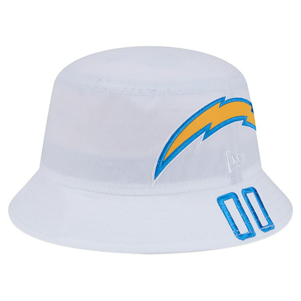 Los Angeles Chargers New Era Helmet Bucket Hat White - NFL