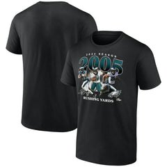 Saquon Barkley Philadelphia Eagles 2000 Yards T-Shirt Black - NFL