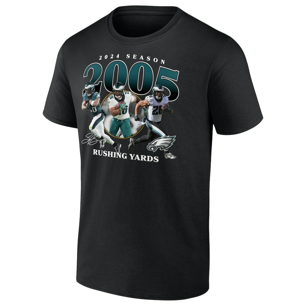 Saquon Barkley Philadelphia Eagles 2000 Yards T-Shirt Black - NFL