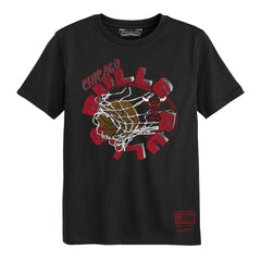 Mitchell & Ness - Chicago Bulls Preschool In The Net T-Shirt - Black