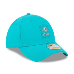 Miami Dolphins New Era 2025 Sideline 39THIRTY Flex Hat Aqua - NFL