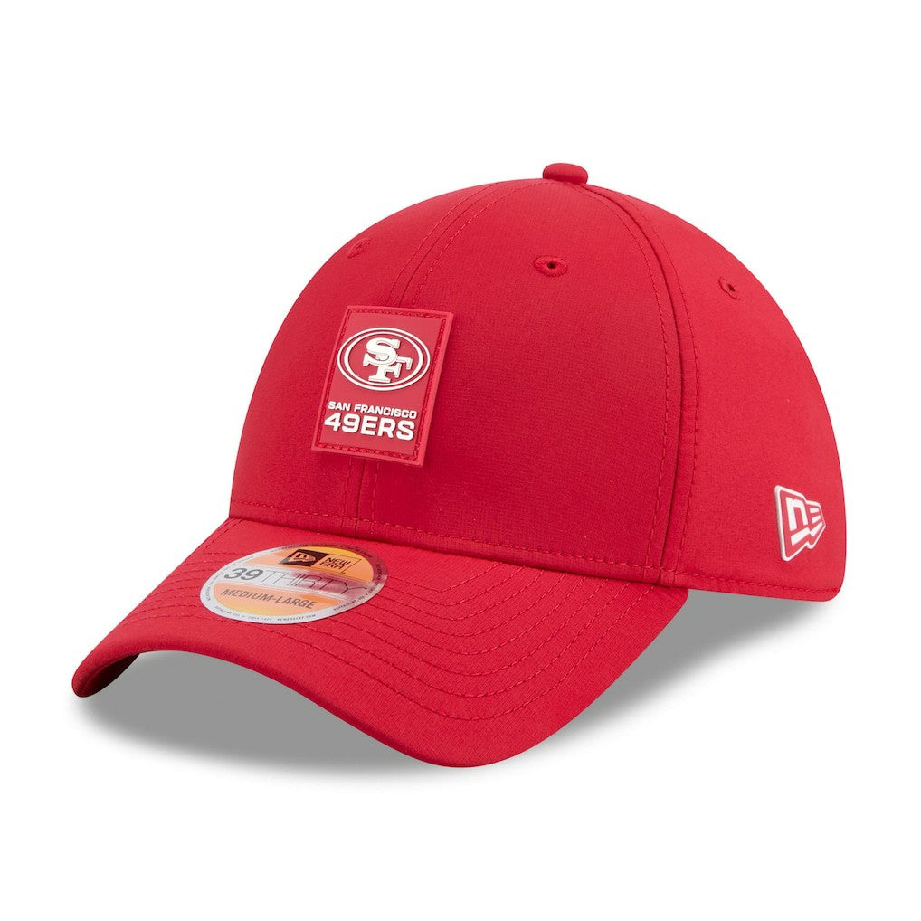San Francisco 49ers New Era 2025 Sideline 39THIRTY Flex Hat Scarlet - NFL