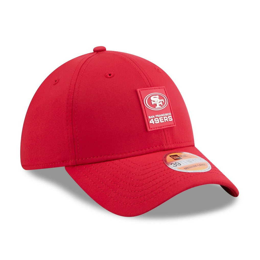San Francisco 49ers New Era 2025 Sideline 39THIRTY Flex Hat Scarlet - NFL