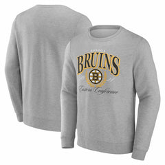 Boston Bruins Reign Supreme Pullover Sweatshirt Gray