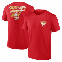 Calgary Flames - Net Slap T-Shirt Red