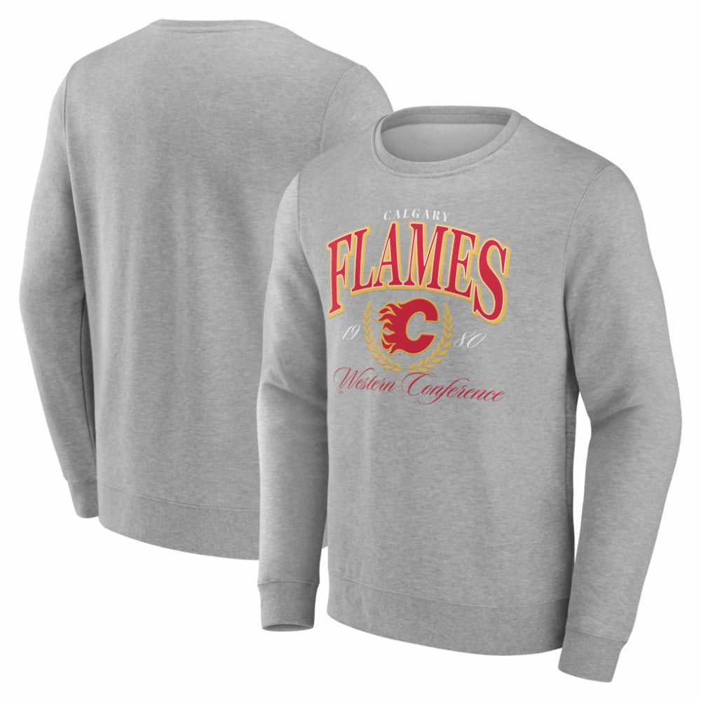 Calgary Flames - Reign Supreme Pullover Sweatshirt Gray