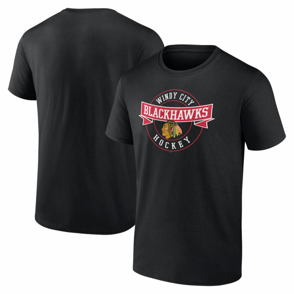 Chicago Blackhawks Honor Circle T-Shirt Black