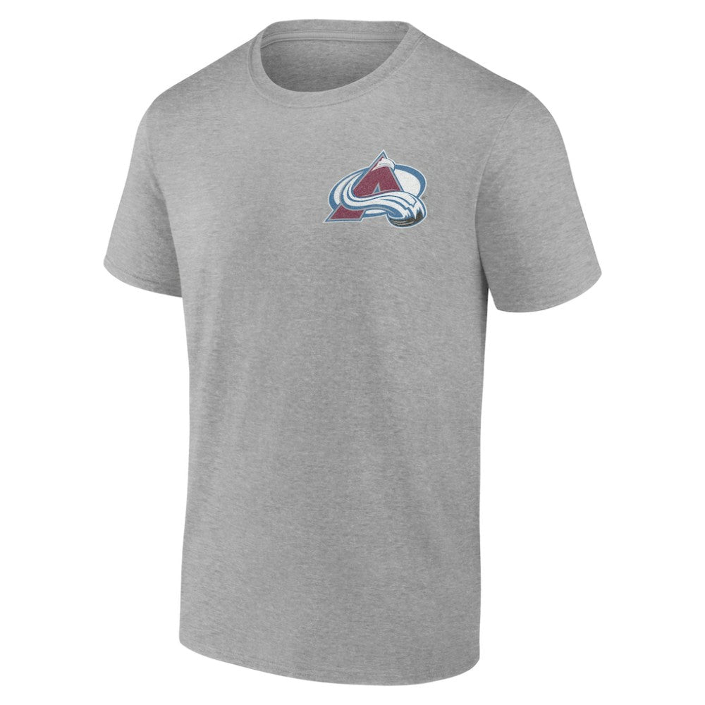 Colorado Avalanche - Glory Skates T-Shirt Heather Gray