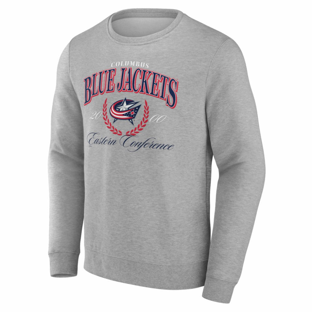 Columbus Blue Jackets - Reign Supreme Pullover Sweatshirt Gray