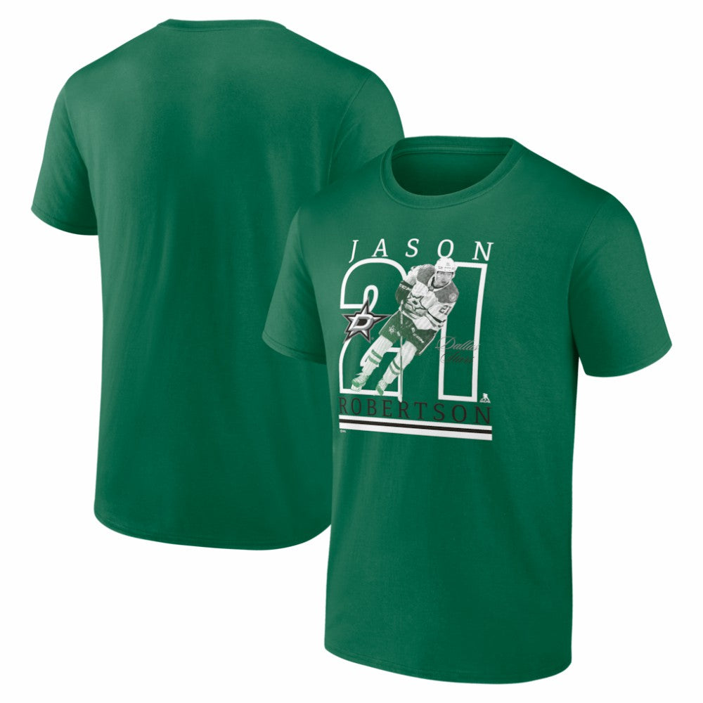 Jason Robertson Dallas Stars - Player Show T-Shirt Kelly Green