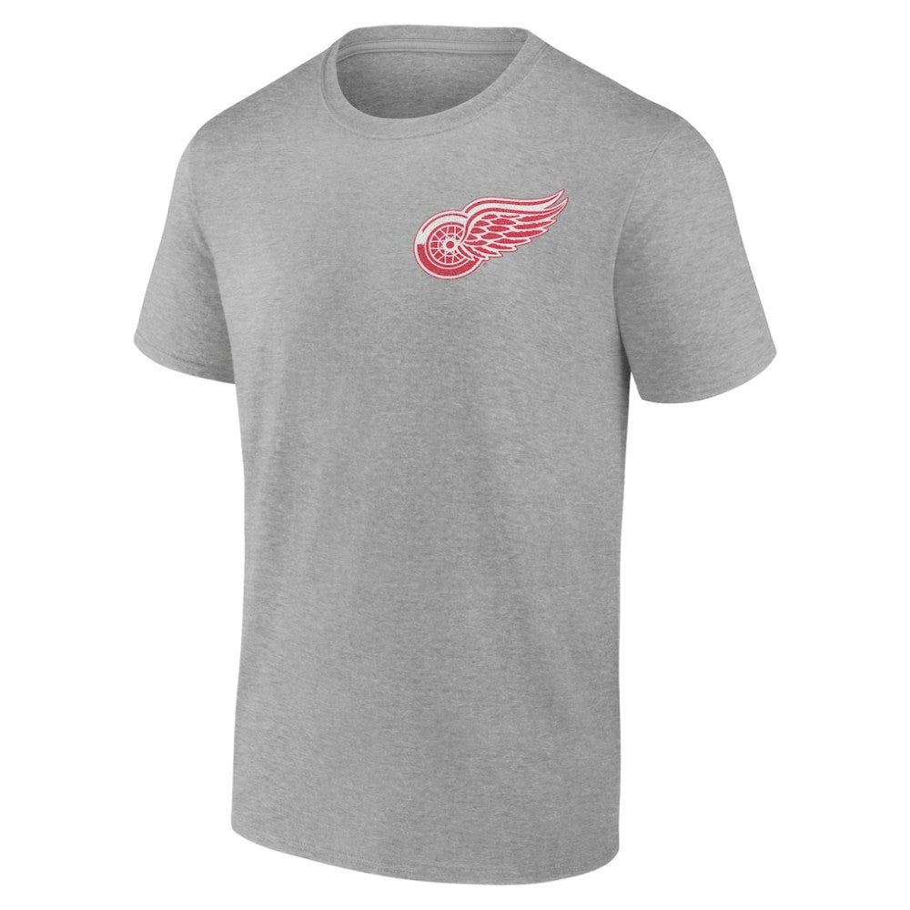 Detroit Red Wings - Glory Skates T-Shirt Heather Gray