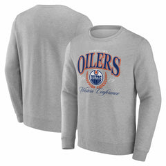 Edmonton Oilers - Reign Supreme Pullover Sweatshirt Gray