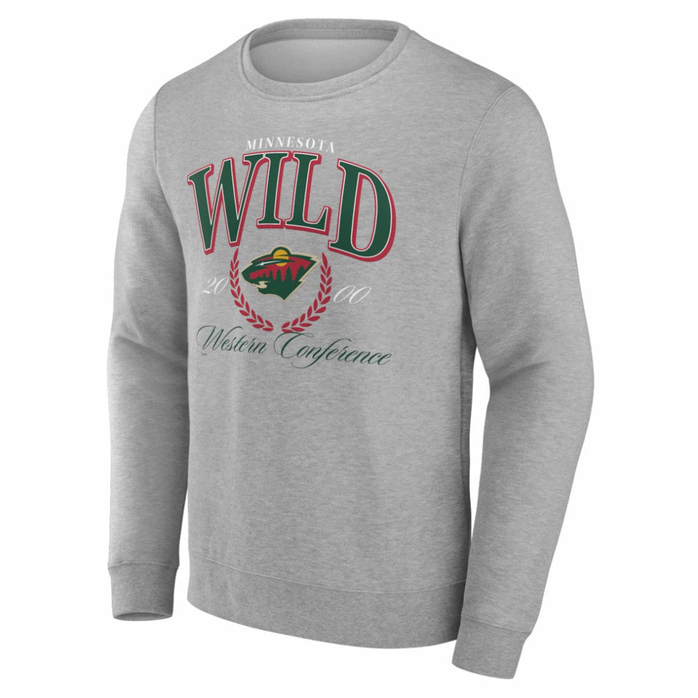 Minnesota Wild - Reign Supreme Pullover Sweatshirt Gray