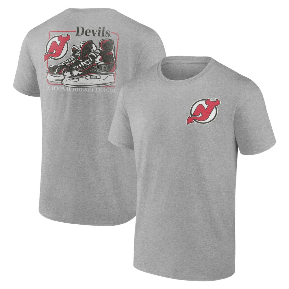 New Jersey Devils - Glory Skates T-Shirt Heather Gray