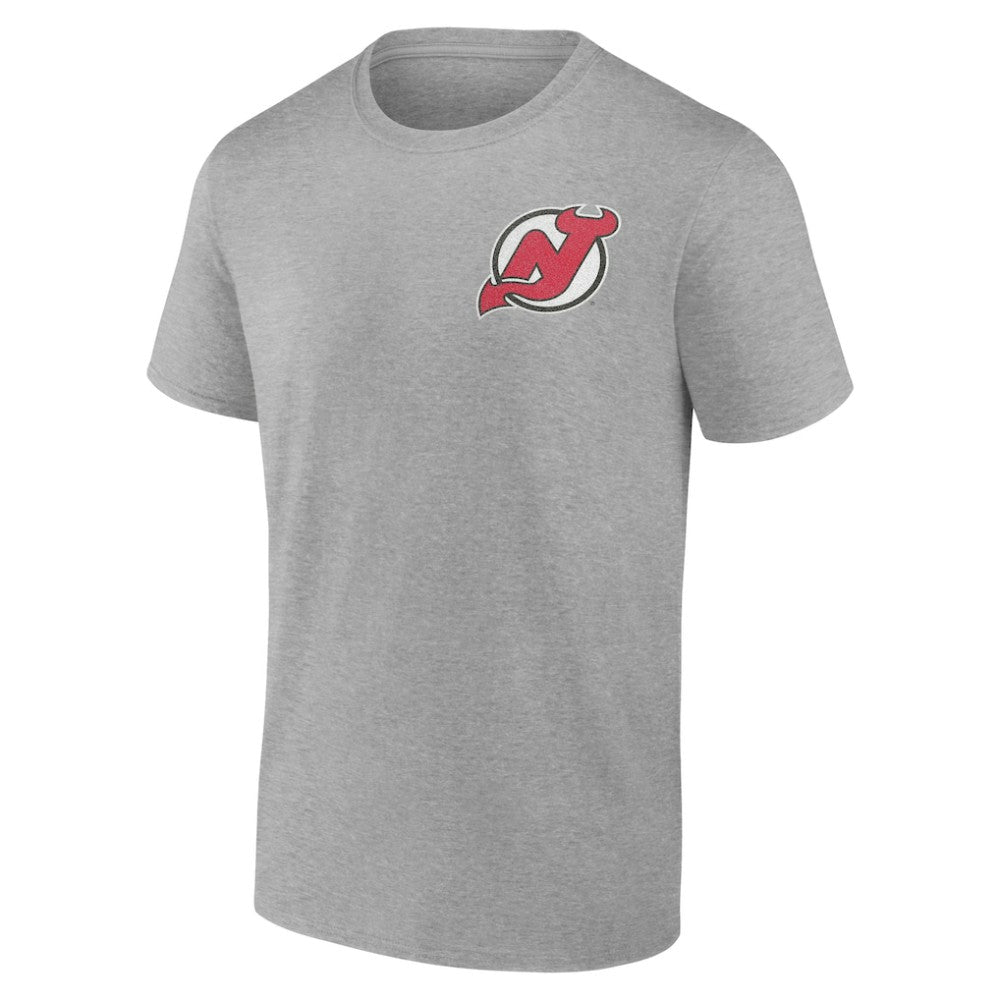 New Jersey Devils - Glory Skates T-Shirt Heather Gray