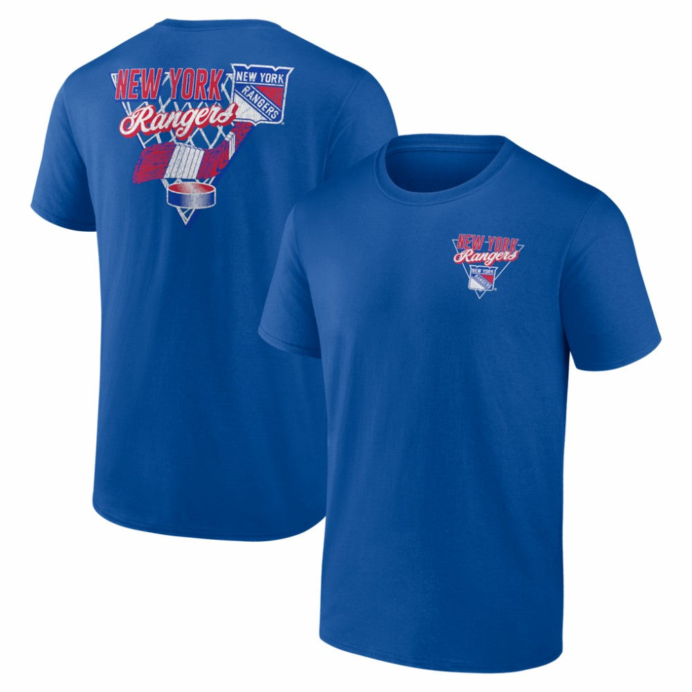 New York Rangers Net Slap T-Shirt Blue