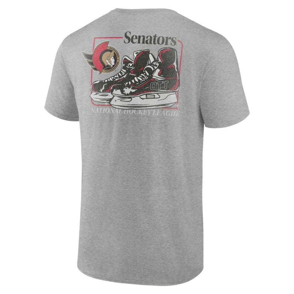 Ottawa Senators - Glory Skates T-Shirt Heather Gray