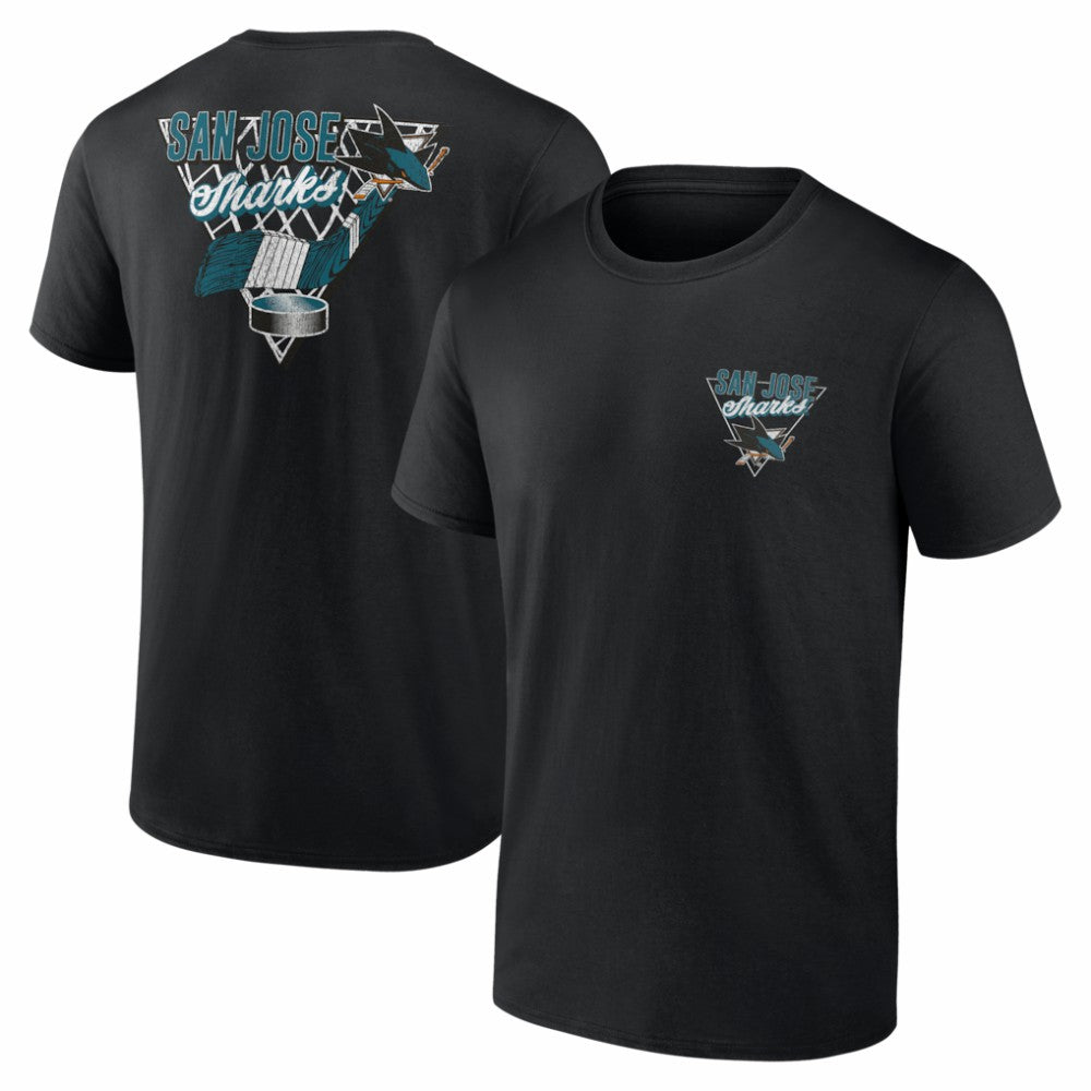 San Jose Sharks - Net Slap T-Shirt Black