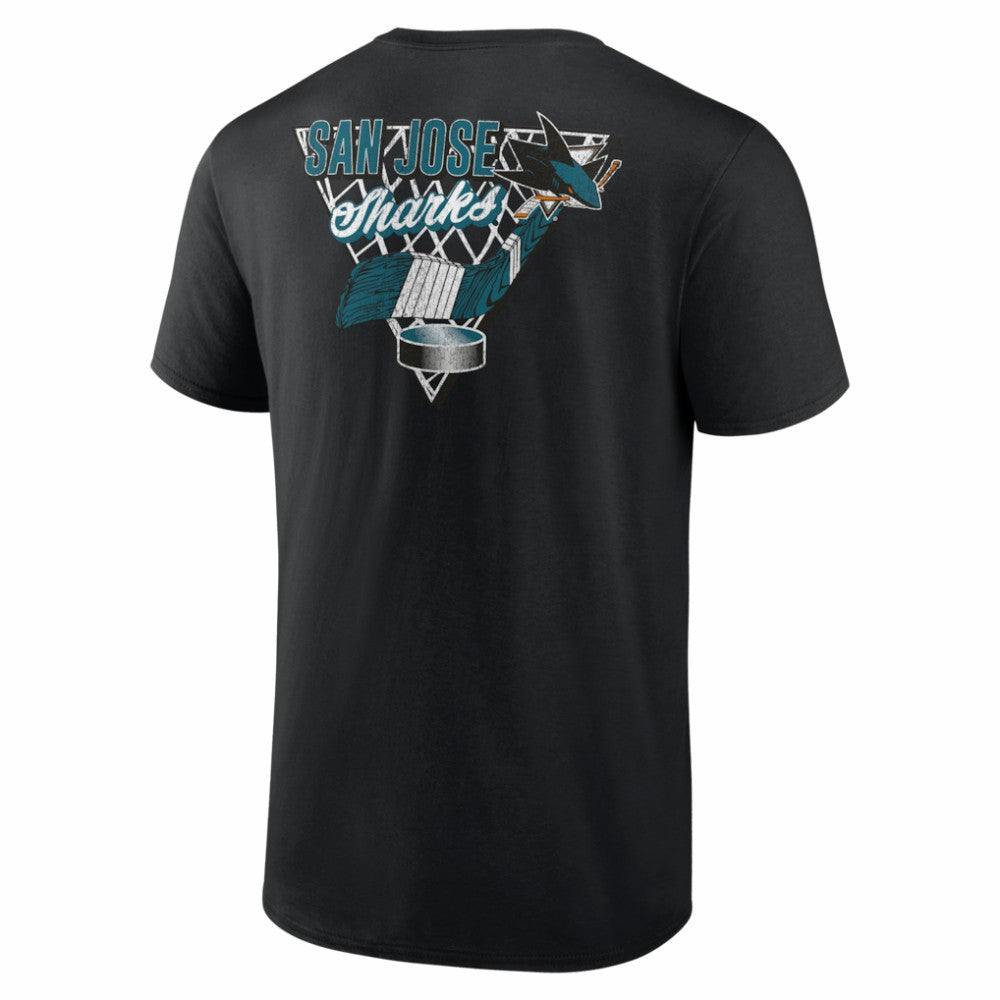 San Jose Sharks - Net Slap T-Shirt Black