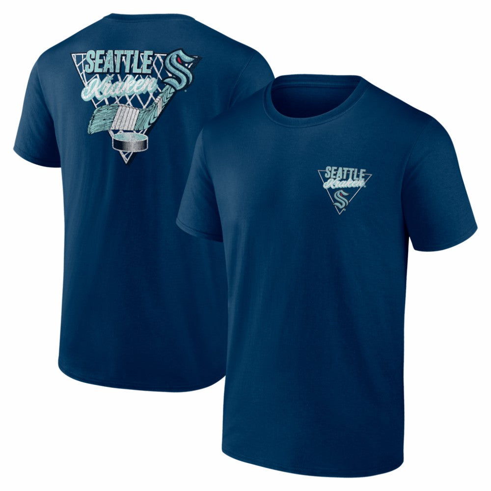 Seattle Kraken Net Slap T-Shirt Deep Sea Blue