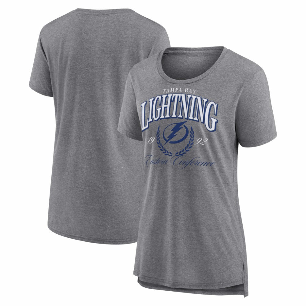 Tampa Bay Lightning - Women's Reign Supreme Tri-Blend T-Shirt Gray