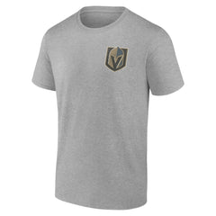 Vegas Golden Knights Glory Skates T-Shirt Heather Gray