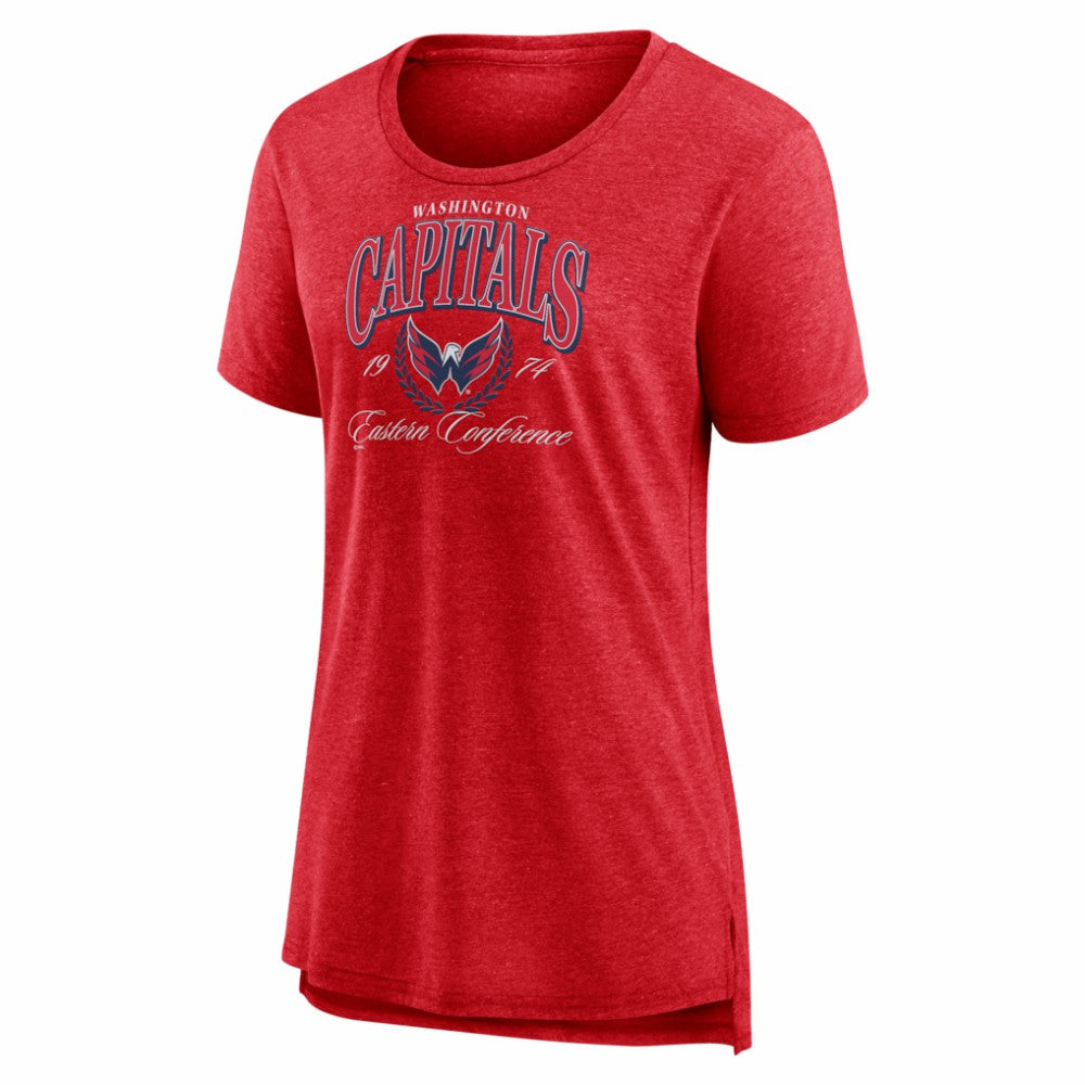 Washington Capitals Women's Reign Supreme Tri-Blend T-Shirt Red