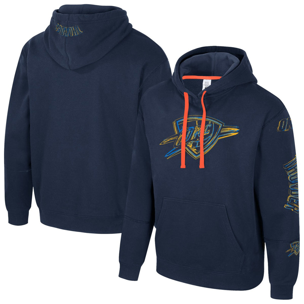 NBA - Oklahoma City Thunder Stadium Essentials Unisex Elementized Pullover Hoodie - Navy