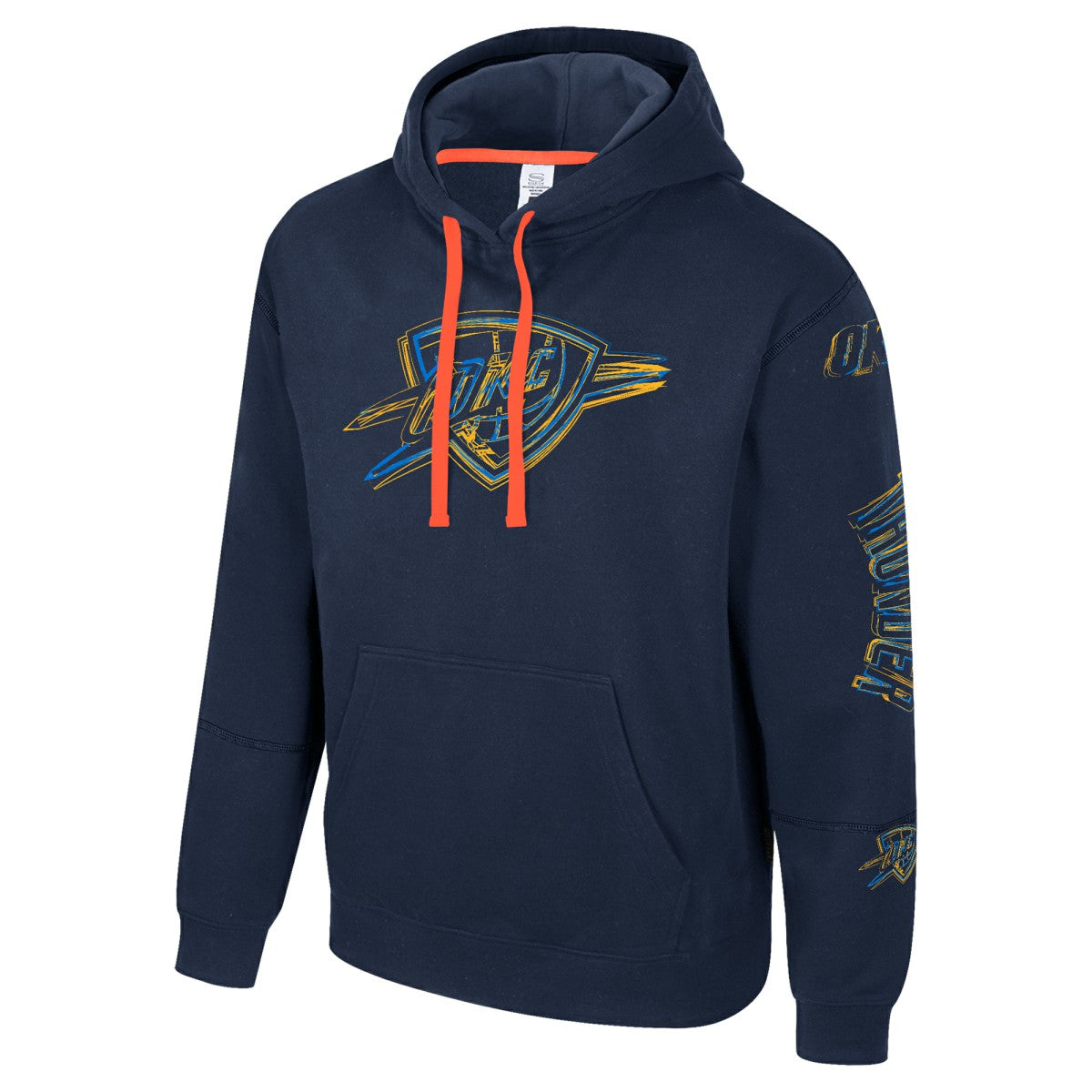 NBA - Oklahoma City Thunder Stadium Essentials Unisex Elementized Pullover Hoodie - Navy